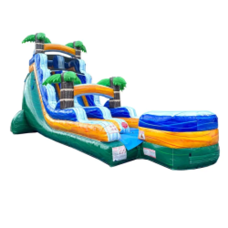 Tropical Green 18' Water Slide